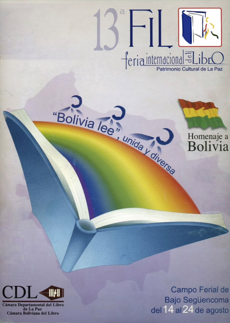 13a Feria Internacional del Libro | 2008 | “Bolivia lee”, unida y diversa , Homenaje a Bolivia